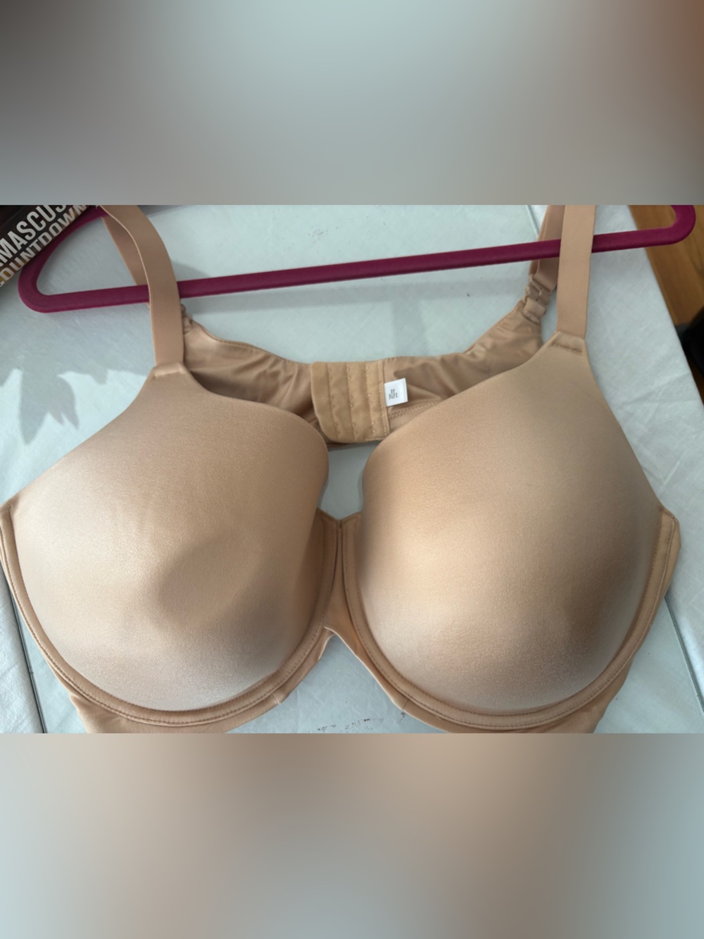 Auden Nude T-Shirt Bra - Light Beige Smooth Cups